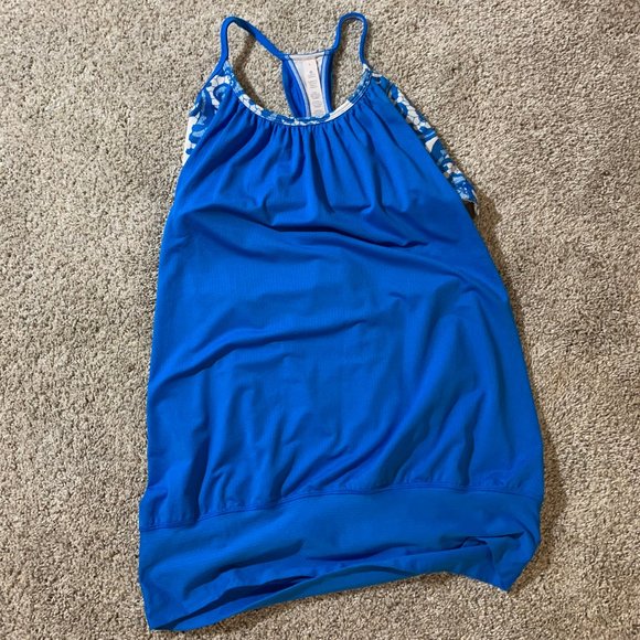 lululemon athletica Tops - Lululemon No Limits Tank Blue Size 8